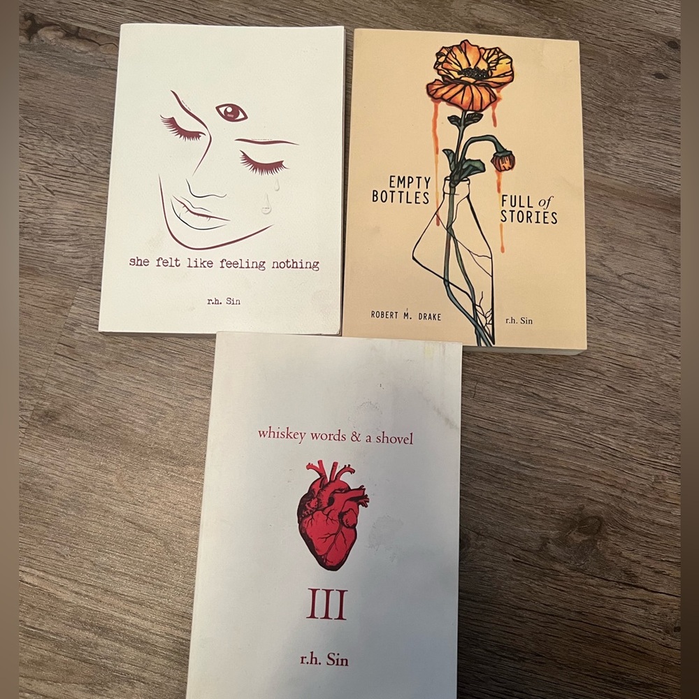 3 r.h. sin books